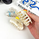 Cartoon Cloud Claw Clips: Rainbow