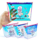 Esther Bunny Aesthetic Hologram Pouch – Cute Makeup & Travel Bag