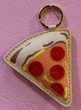 Pizza Bag Charm + Keychain