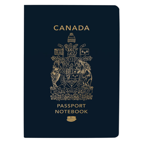 Canadian Passport Notebook
