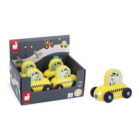 Kid's Wooden Taxi