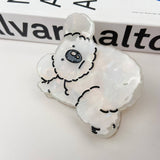 Cute Cartoon Koala Hair Clip: Gray / 3.7inch