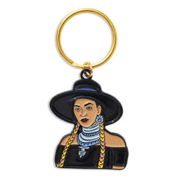 Beyonce Enamel Keychain