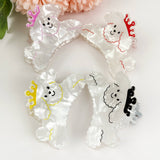 Cute Cartoon Dog Ladies Hair Clip: Black
