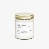Milk & Honey -  8 oz Soy Candle: 8 oz