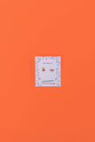 Orange Enamel Flat Back Kids Earrings