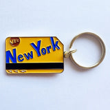 New York Metro Card Keychain