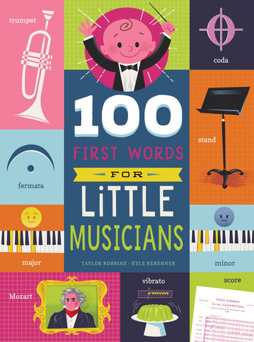 100 First Words for Little Musicians Board Book