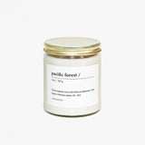 Pacific Forest -  8 oz Soy Candle: 8 oz