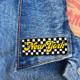 New York (Checkerboard) Pin