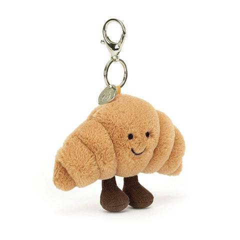 Croissant bag charm by jellycat