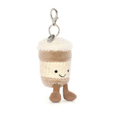 Amusable Coffee-to-go Bag charm by Jellycat