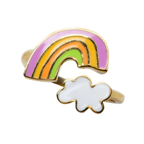 Rainbow Cloud Adjustable Ring