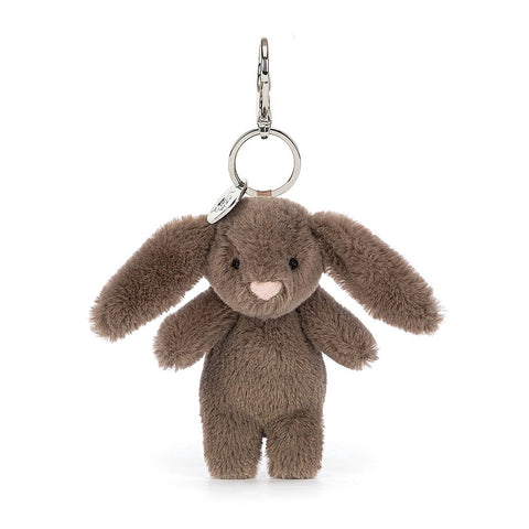 Bashful Bunny truffle  bag charm by jellycat