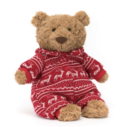 Bartholomew Bear in Winter Pajamas