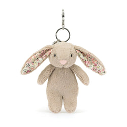 Blossom Beige Bunny Bag charm by Jellycat