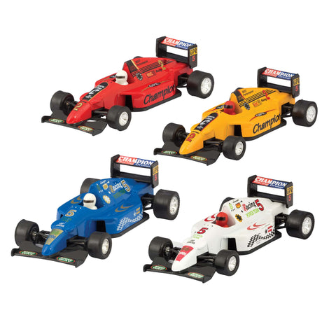 Diecast Formula One Race Cars; Pull-Back
