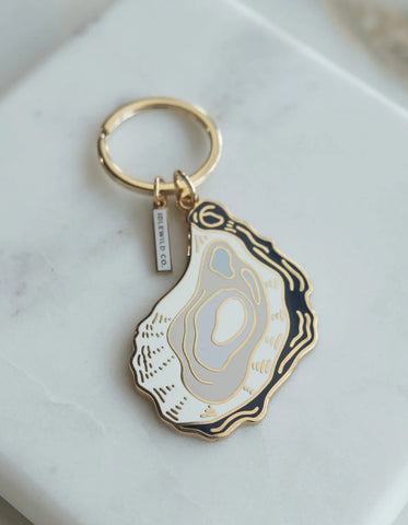 Oyster Enamel Keychain