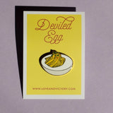 Delied Egg Enamel Pin