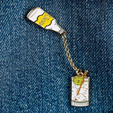 Gin & Tonic Enamel Pin