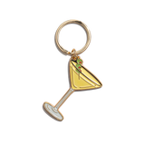 Olive Dirty Martini Enamel Keychain