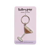Espresso Martini Enamel Keychain