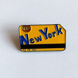 New York Metro Card Enamel Pin