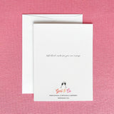 Je T'aime Greeting Card | I love you in French Card