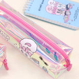 Esther Bunny Rainbow Hologram Pouch – Cute Aesthetic Pencil Case