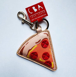 Pizza Bag Charm + Keychain