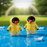 Pingu Raincoat Plush Keychain