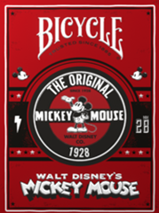Mickey Mouse Bicycle Cards