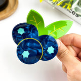 Blueberry Hair Claw Clip, Acetate Fruit Hair Clip: Blueberry