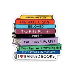 banned books sticker