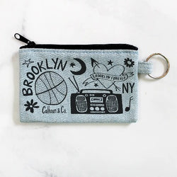 Brooklyn pouch with keyring