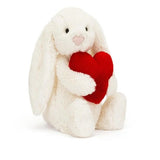 Bashful Red Love Heart Bunny by jellycat