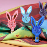 Bunny Leather Keychains
