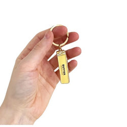 Stick of Butter Enamel Keychain