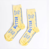 Butter Womens crew socks