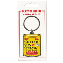 Cafecito Con Chisme Keychain