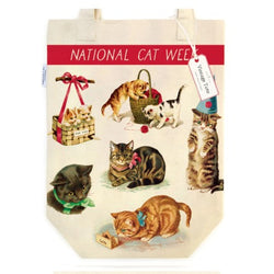 National Cat  Week Tote Bag by Cavellini