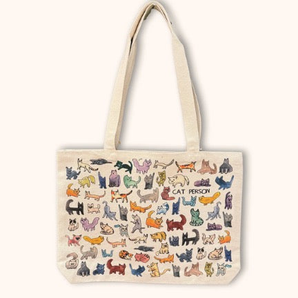 Cat Person Tote BY Ben Lenovitz