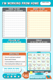 Note Pad I'm Working from Home Daily Planner Pad