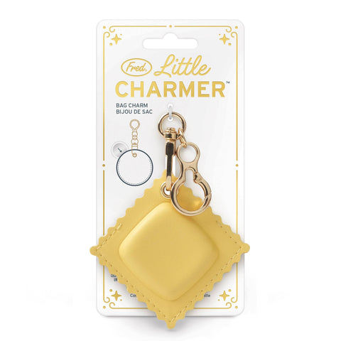 LITTLE CHARMER Ravioli Bag Charm, AirTag & Quarter Holder