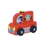 Kids Wooden Fire Truck