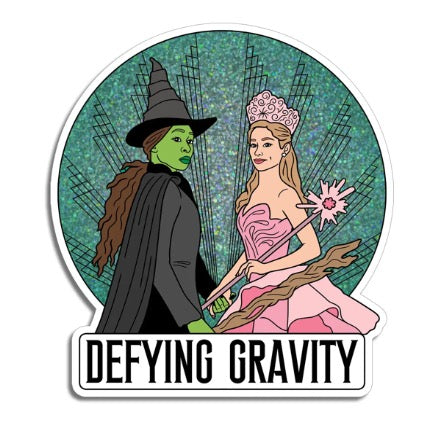 Defying Gravity Wicked Sticker