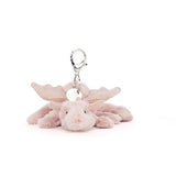 Rose Dragon Bag Charm