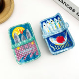 Sardine Can Hair Claw Clip
