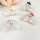 Cute Cartoon Dog Ladies Hair Clip: Black