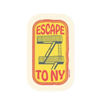 Escape to NY Sticker